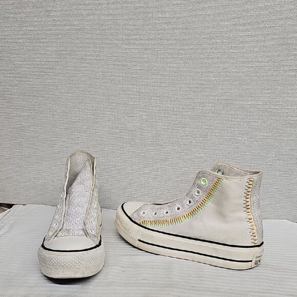 CONVERSE CTAS LIFT HI EMBROIDERED SNEAKERS BFPM-04-222 - Picture 1 of 10
